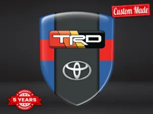 Toyota Decalcomanie Auto su Misura Lusso Regolabili Minimali